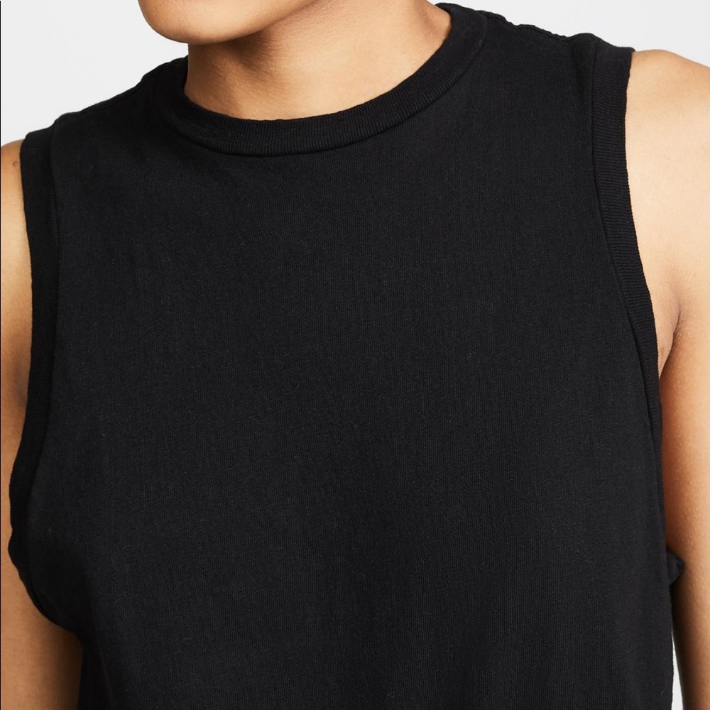 Redone x Hanes Black Muscle Tank Sz Small